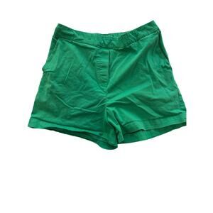 Boden Shorts Green Stretch Back 3.5 Inseam Casual Women's 6